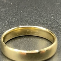 Mens 9ct Yellow Gold Plain Wedding Band Ring