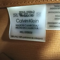 Calvin Klein Hailey Tote Bag H0GAJCR2 Brown Khaki Caramel Chain Zip