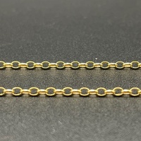 Ladies 9ct Yellow Gold Belcher Link & Purple Pendant