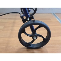 Mobilitymate Foldable 4 Wheel Rollator Walker with Seat and Brakes