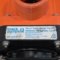 Speck Pump Pro-230 Fasco AquaDrive 1000 Pool Pump 1.0 HP 1000W Continental Water