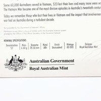 2023 $2 Vietnam War End 50th Anniversary C Mintmark Coloured UNC Coin