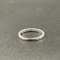 Ladies 18ct White Gold Natural Diamond Enhancer Ring