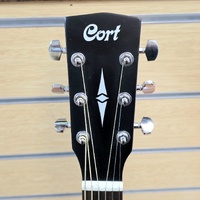 Cort AD810 OP Dreadnought Acoustic Guitar Natural Satin Open Pore