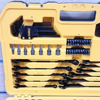 DeWalt DWMT45184-1 184pc Black Chrome Socket Set 1/4 3/8 1/2 Drive Metric SAE