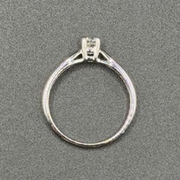 Ladies 10ct White Gold Diamond Engagement Ring