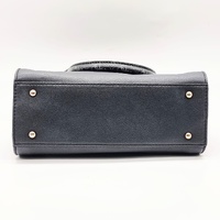 Guess Erica Triple Compartment Shoulder Bag Black Crossbody Strap