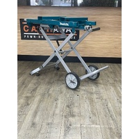 Makita Folding Miter Saw Stand Jobsite Trolley Wheels 100kg Capacity