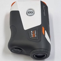 Bushnell Golf Tour V6 Shift Laser Rangefinder - PinSeeker with Visual JOLT, BITE Magnetic Mount & Slope Switch - White/Black/Orange