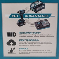 Makita GA013GZ 40V Max XGT Brushless 125mm (5") Paddle Switch Angle Grinder - Skin Only