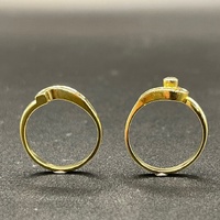 Ladies 18ct Yellow Gold Diamond Bridal Ring Set