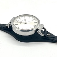 Fossil Georgia ES3199 Women Dress Silver Dial Leather Quartz 32mm Watch