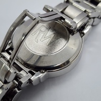 Raymond Weil Geneve Saxo Vintage 90s Automatic Blue Chronograph Mens Watch