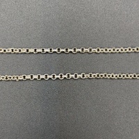 Ladies 925 Sterling Silver Belcher Link Necklace
