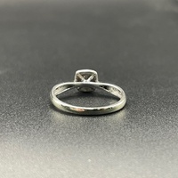 Ladies 9ct White Gold Diamond Cluster Ring
