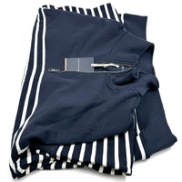 Tommy Hilfiger Placed Stripe 1/4 Zip Jumper XXL Men's Pullover Sweater Casual Knit Top