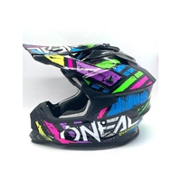 O'Neal Limited Edition 2SRS Glitch Multi Motocross MX Helmet Size M