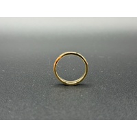 Unisex 18ct Yellow Gold Pattern Band Ring