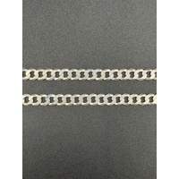 Unisex 925 Sterling Silver Curb Link Necklace
