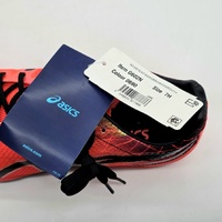 ASICS Cosmoracer MD Flash Coral Black Running Shoes G603Y-0690 Size US 7.5