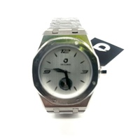 Uncle Jack Pioneer Steel Watch Unisex Silver Octagon Case Japan Quartz