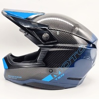 Bell Moto‑10 Spherical Strike Gloss Blue Motocross Helmet Size M