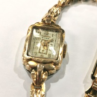 Cyma Vintage Ladies Watch 9ct Rolled Gold Handley Manual Wind