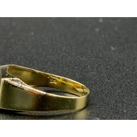 Mens 9ct Yellow Gold Signet Ring