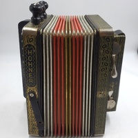 Hohner HA-114 Diatonic Accordion 1-Row Button Accordion Traditional Folk Instrument