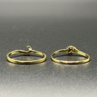 Ladies 18ct Yellow Gold Diamond Bridal Ring Set