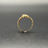 Unisex 9ct Yellow Gold Dragon Design Gemstone Ring