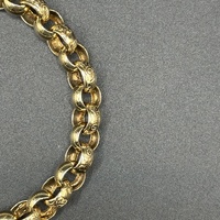 Ladies 9ct Yellow Gold Round Belcher Link Bracelet