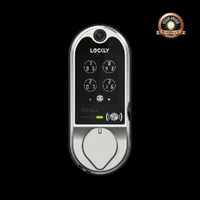 Lockly Vision Smart Lock + Video Doorbell Deadbolt Edition WiFi Fingerprint Keyless Entry