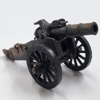 Antique Metal Pencil Sharpener Cannon Design Vintage Collectible Desktop Decor