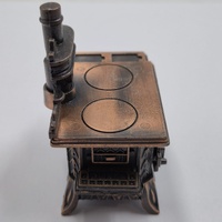 Vintage Queen Wood Burning Stove Metal Pencil Sharpener Antique Style Collectible Desk Decor