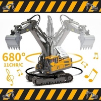 Yi Gong Toys BC1043 11CH R/C 2.4GHz Remote Control Excavator