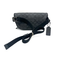 Coach Beck Belt Bag in Signature Canvas CK968 CHR Charcoal Black