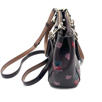 Coach F11932 Mini Christie Carryall In Wildflower Print Coated Canvas Satchel