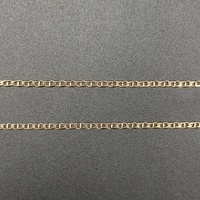 Unisex 9ct Yellow Gold Anchor Link Necklace