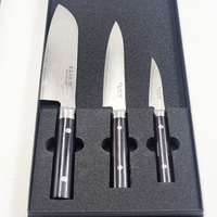 KASUMI VG-10 Super Stainless Steel 3 Piece Knife Set Japanese Kitchen Knives