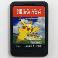 Pokemon Let's Go Pikachu Nintendo Switch Game Cartridge Adventure RPG