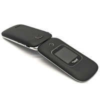 Opel Mobile FlipPhone 6 OMFP622B 4G VoLTE Unlocked SOS Black Silver