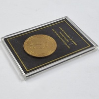 Franklin Mint Holden 50th Anniversary Commemorative Medal Slabbed Gold Gilded