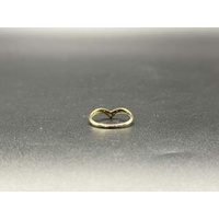 Ladies 9ct Yellow Gold Diamond Ring