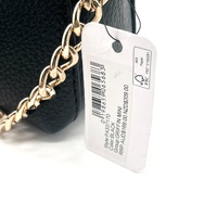 GUESS Griffin Mini Crossbody Bag Black Dome Dome Chain Strap PA337170