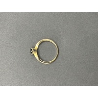 Ladies 18ct Yellow gold Blue Sapphire Ring