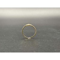 Ladies 9ct Yellow Gold Lotus Flower Ring