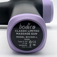 Bodico Classic Limited Massage Gun BCC001-L Black Lilac Case 4 Heads