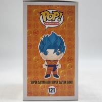 Funko Pop Dragon Ball Z Resurrection 'F' Super Saiyan God Super Saiyan Goku #121 Vinyl