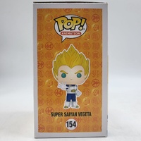 Funko Pop! Dragon Ball Z Super Saiyan Vegeta #154 Vinyl Figure Anime Collectible